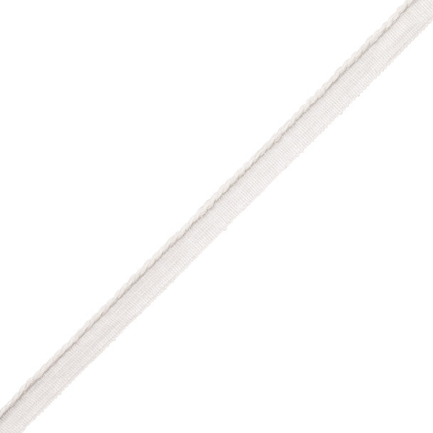 La Terre 3Mm Cord With Tape Trim by Samuel & Sons in Snow