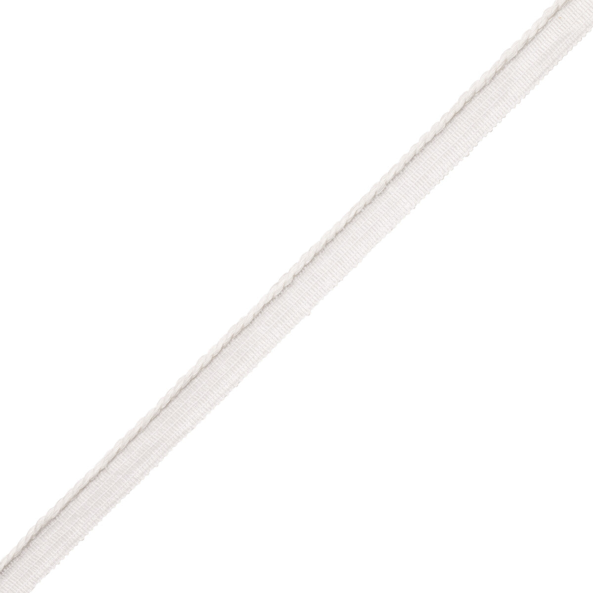 La Terre 3Mm Cord With Tape Trim by Samuel & Sons in Snow