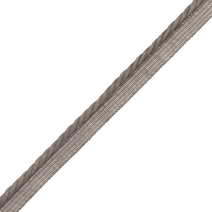La Terre 5Mm Cord With Tape Trim by Samuel & Sons in Pebble