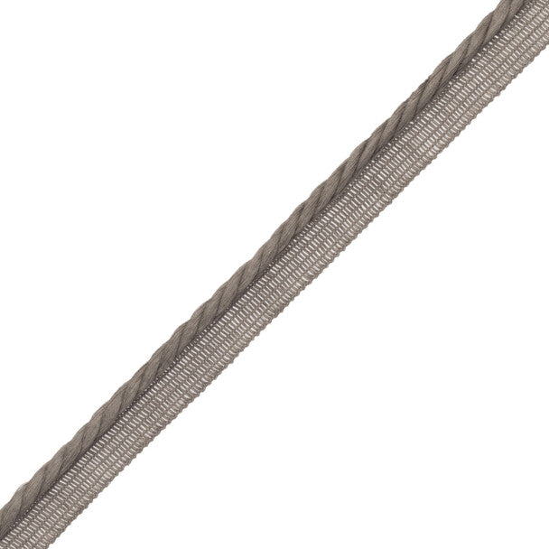 La Terre 5Mm Cord With Tape Trim by Samuel & Sons in Pebble