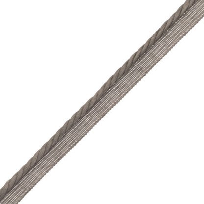 La Terre 5Mm Cord With Tape Trim by Samuel & Sons in Pebble