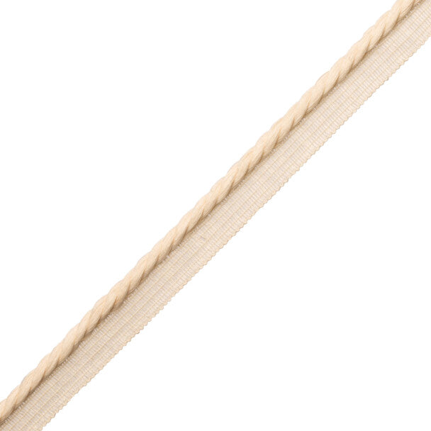 La Terre 5Mm Cord With Tape Trim by Samuel & Sons in Canvas