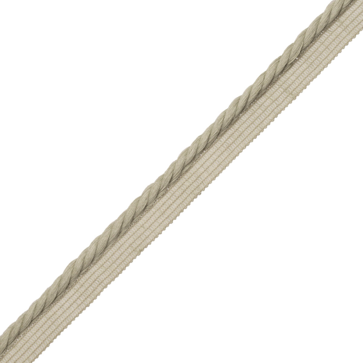 La Terre 5Mm Cord With Tape Trim by Samuel & Sons in Sea Mist