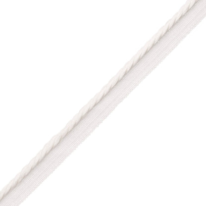 La Terre 5Mm Cord With Tape Trim by Samuel & Sons in Snow