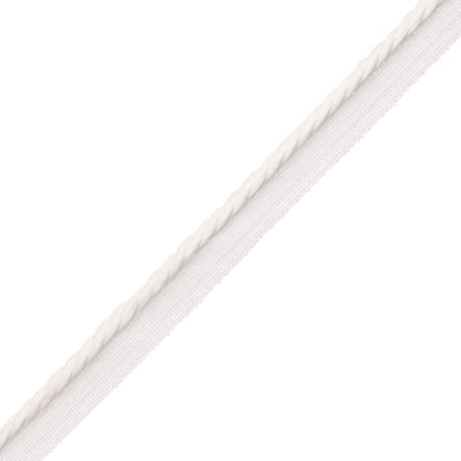 La Terre 5Mm Cord With Tape Trim by Samuel & Sons in Snow