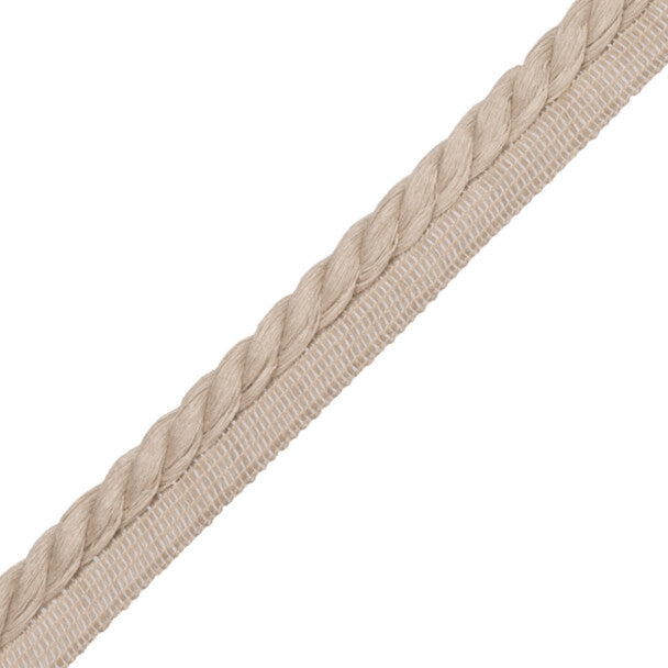 La Terre 8Mm Cord With Tape Trim by Samuel & Sons in Dune