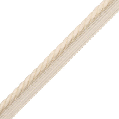 La Terre 8Mm Cord With Tape Trim by Samuel & Sons in Canvas