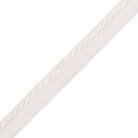 La Terre 8Mm Cord With Tape Trim by Samuel & Sons in Snow