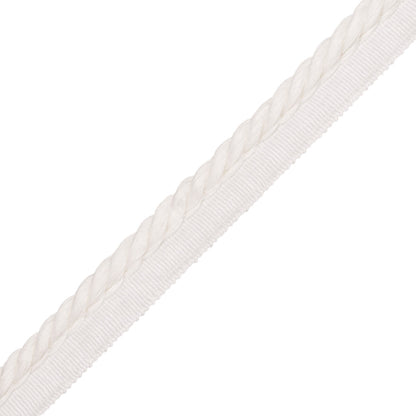 La Terre 8Mm Cord With Tape Trim by Samuel & Sons in Snow