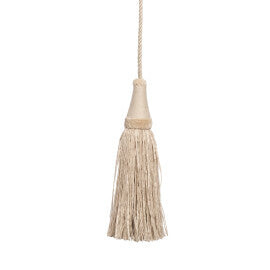 La Terre Key Tassel Trim by Samuel & Sons in Dune