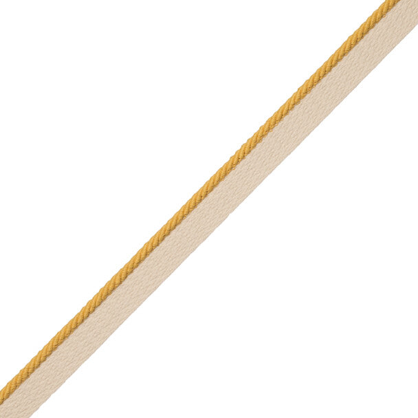 1/8" Saisons Cord With Tape Trim by Samuel & Sons in Sun