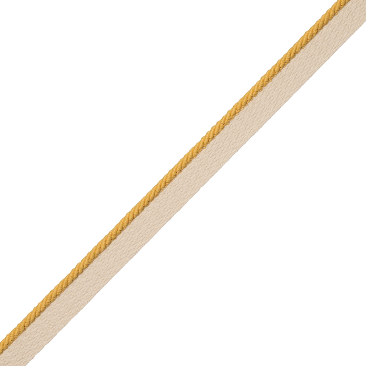 1/8" Saisons Cord With Tape Trim by Samuel & Sons in Sun