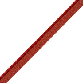 1/8" Saisons Cord With Tape Trim by Samuel & Sons in Geranium
