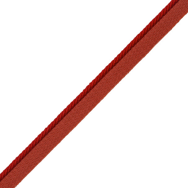 1/8" Saisons Cord With Tape Trim by Samuel & Sons in Geranium