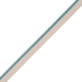 1/8" Saisons Cord With Tape Trim by Samuel & Sons in Alfresco