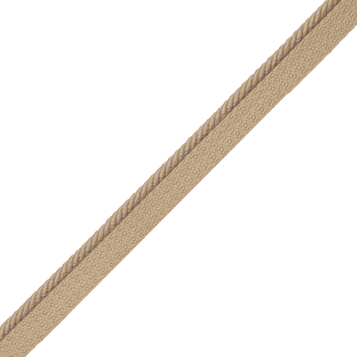 1/8" Saisons Cord With Tape Trim by Samuel & Sons in Sand Dune