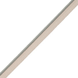 1/8" Saisons Cord With Tape Trim by Samuel & Sons in Mist