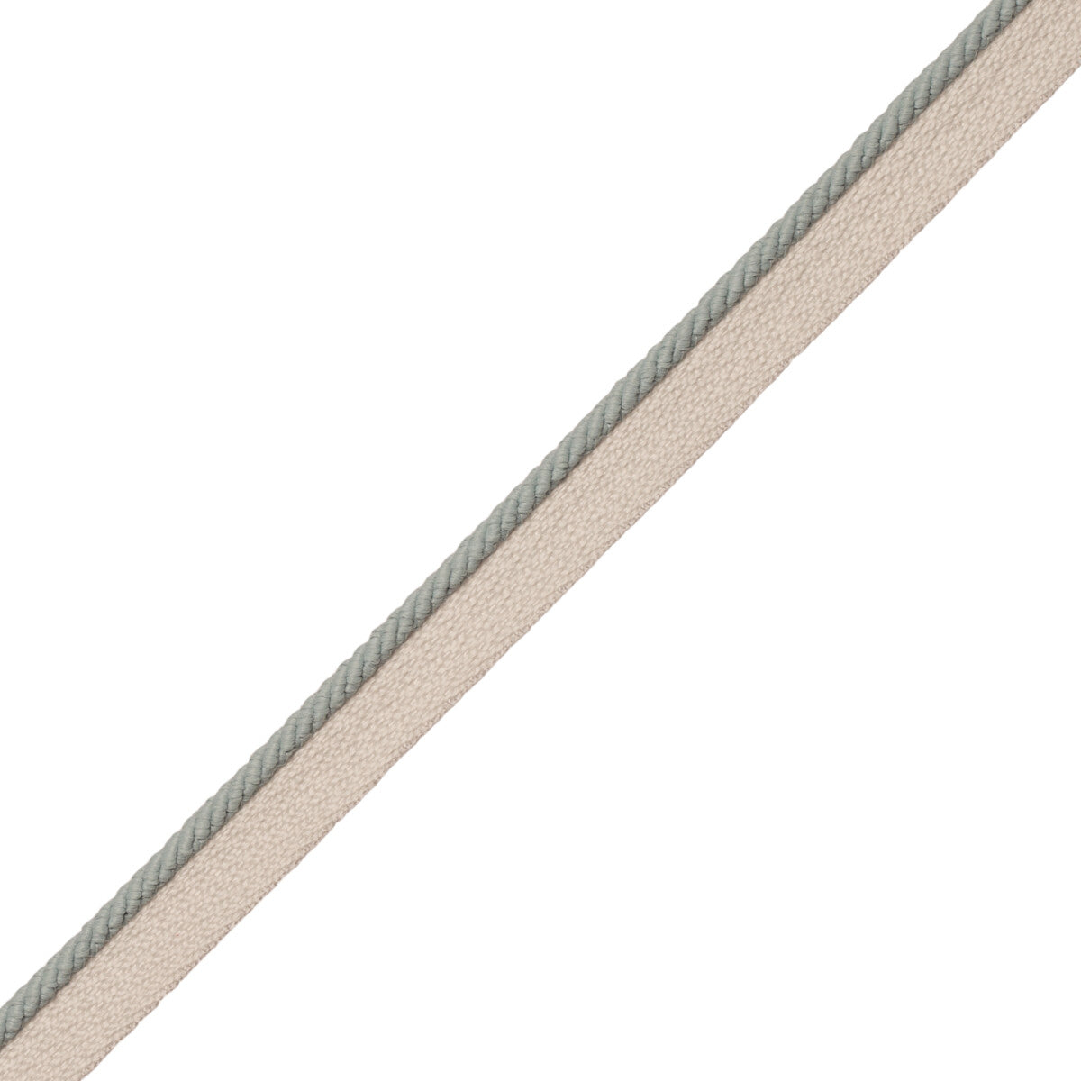 1/8" Saisons Cord With Tape Trim by Samuel & Sons in Mist
