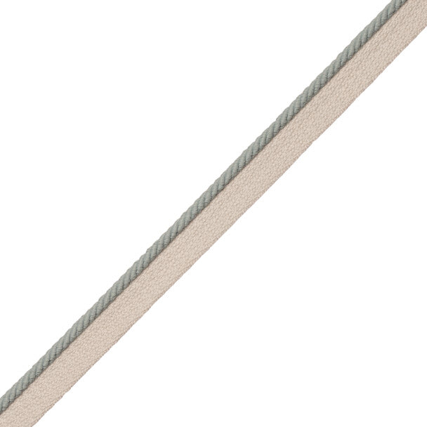 1/8" Saisons Cord With Tape Trim by Samuel & Sons in Mist