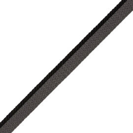 1/8" Saisons Cord With Tape Trim by Samuel & Sons in Jet