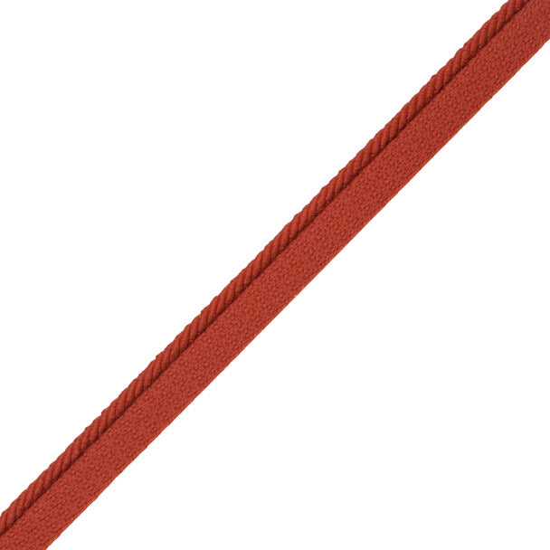 1/8" Saisons Cord With Tape Trim by Samuel & Sons in Terra
