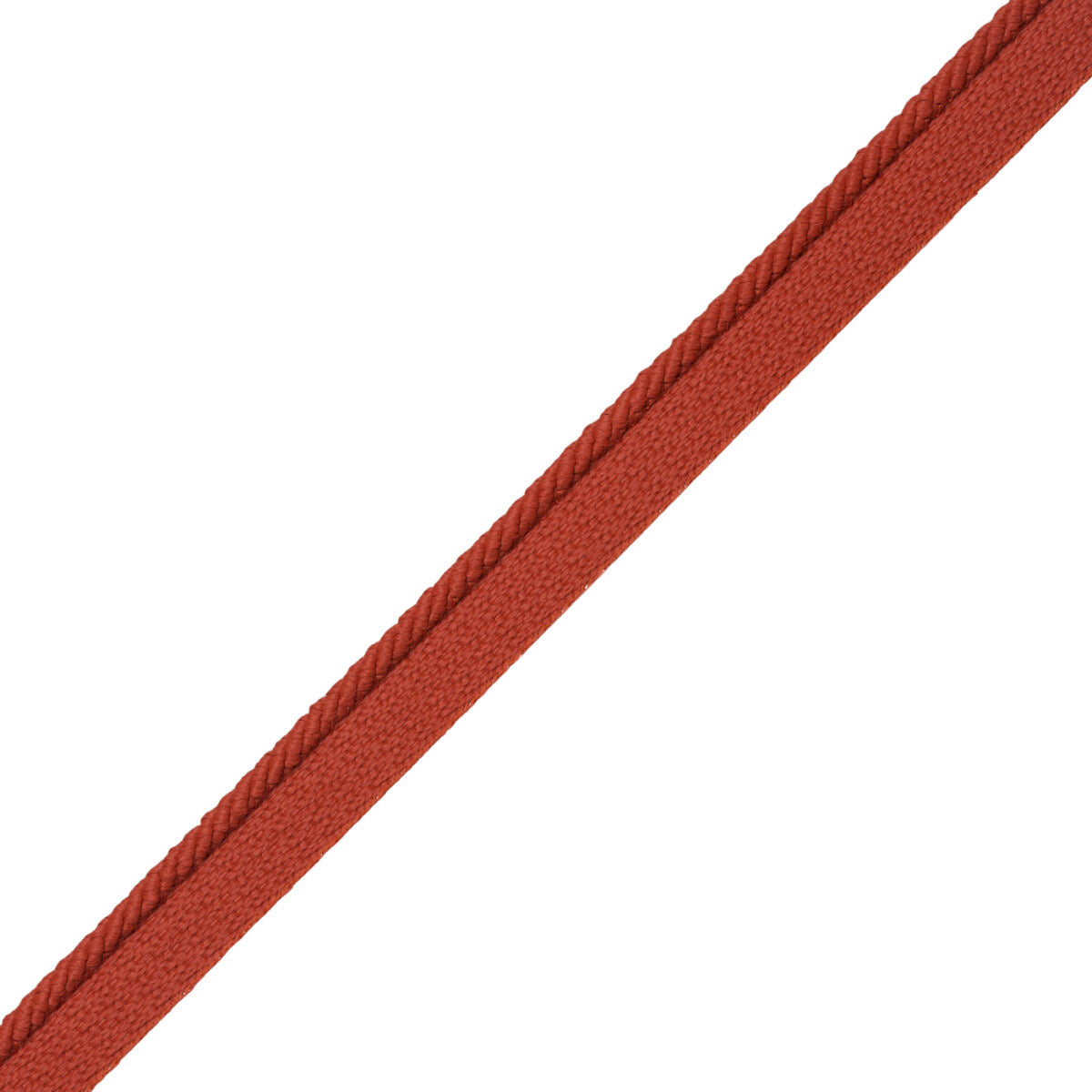 1/8" Saisons Cord With Tape Trim by Samuel & Sons in Terra