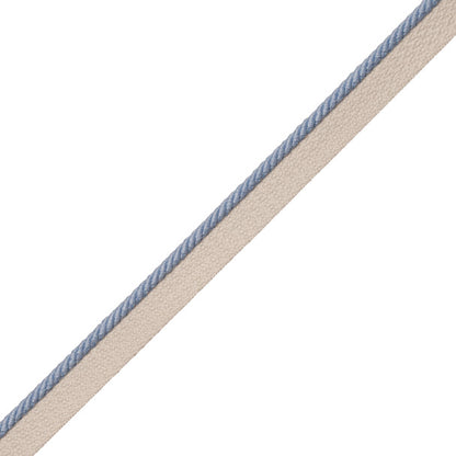 1/8" Saisons Cord With Tape Trim by Samuel & Sons in Sky