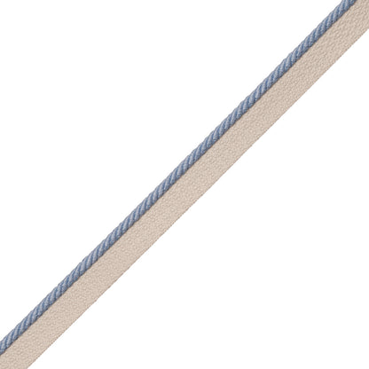 1/8" Saisons Cord With Tape Trim by Samuel & Sons in Sky