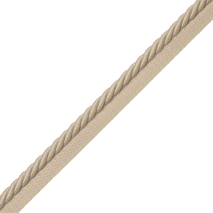3/8" Saisons Cord With Tape Trim by Samuel & Sons in Sand Dune