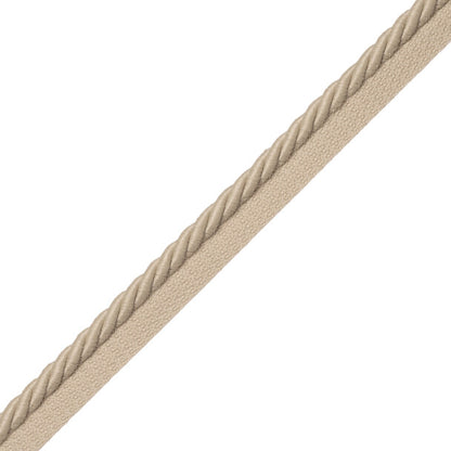 3/8" Saisons Cord With Tape Trim by Samuel & Sons in Sand Dune