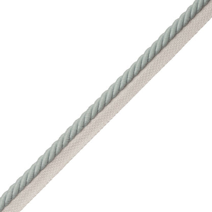 3/8" Saisons Cord With Tape Trim by Samuel & Sons in Mist
