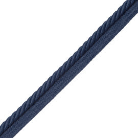 3/8" Saisons Cord With Tape Trim by Samuel & Sons in Polo