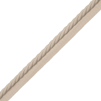 3/8" Saisons Cord With Tape Trim by Samuel & Sons in Canvas