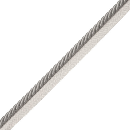 3/8" Saisons Cord With Tape Trim by Samuel & Sons in Stone