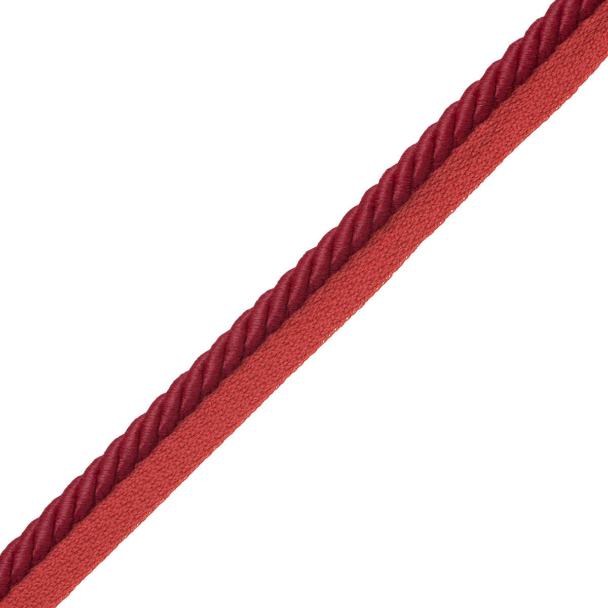 3/8" Saisons Cord With Tape Trim by Samuel & Sons in Boysenberry