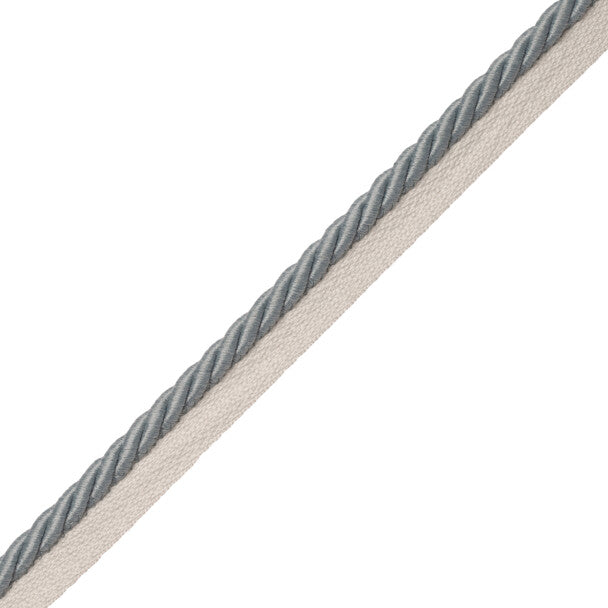 3/8" Saisons Cord With Tape Trim by Samuel & Sons in L'Eau Tide