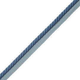 3/8" Saisons Cord With Tape Trim by Samuel & Sons in Waterfall