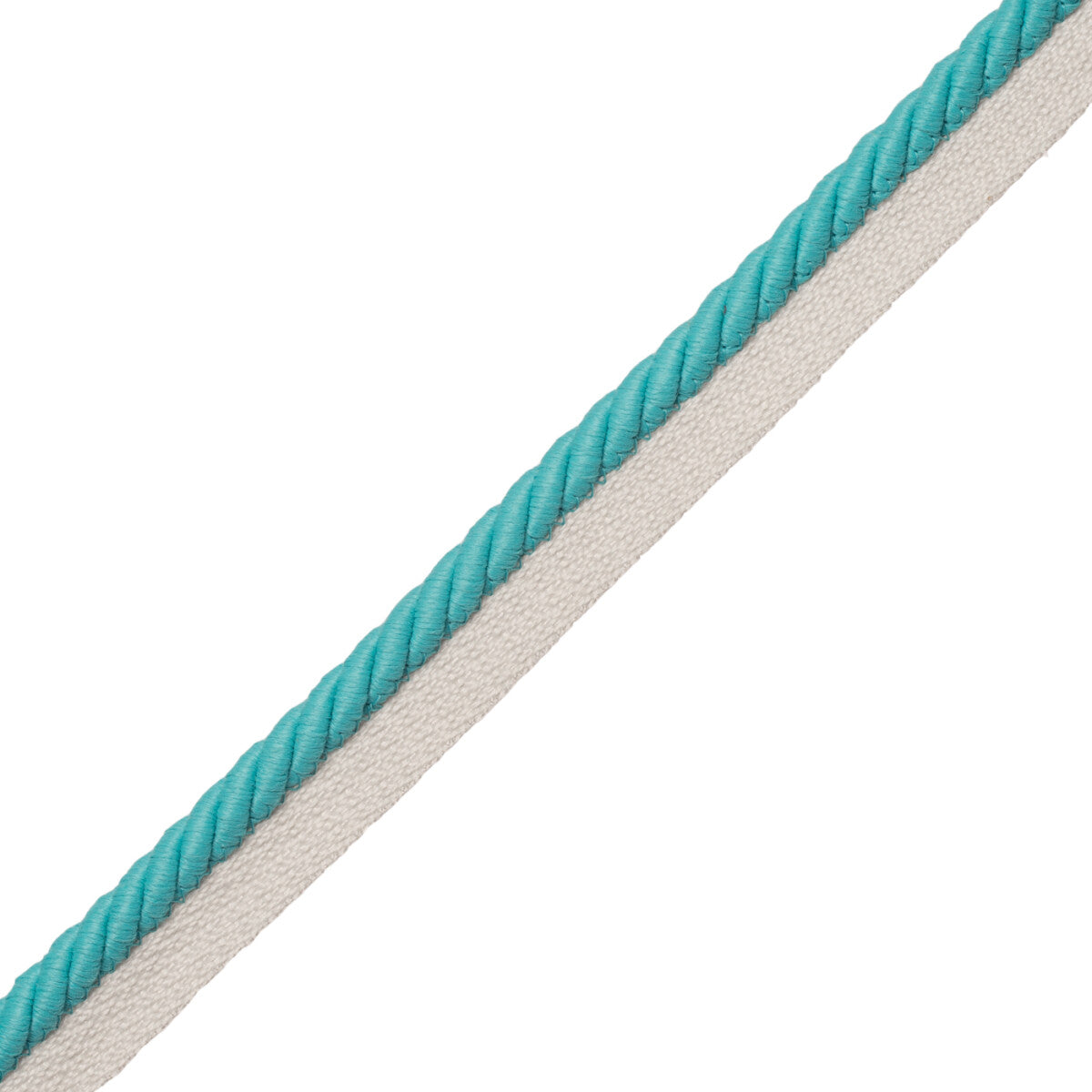 3/8" Saisons Cord With Tape Trim by Samuel & Sons in Capri
