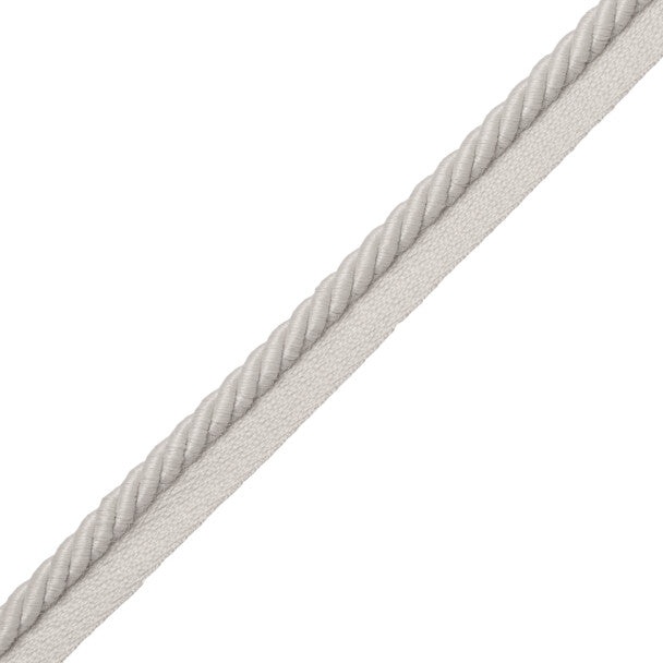 3/8" Saisons Cord With Tape Trim by Samuel & Sons in Ice