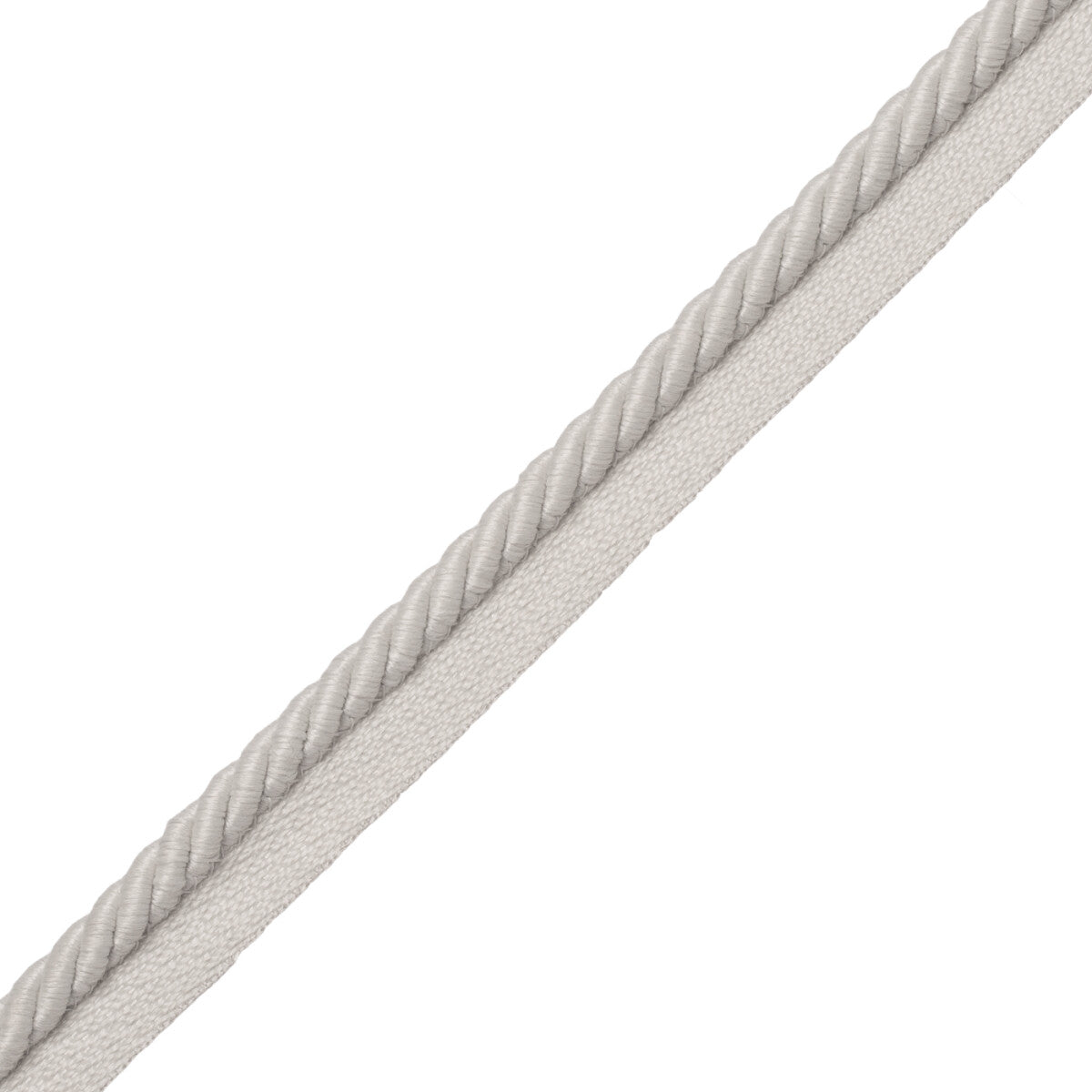 3/8" Saisons Cord With Tape Trim by Samuel & Sons in Ice