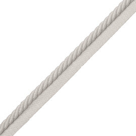 3/8" Saisons Cord With Tape Trim by Samuel & Sons in Ice