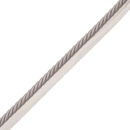 3/8" Saisons Cord With Tape Trim by Samuel & Sons in Granite