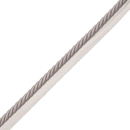 3/8" Saisons Cord With Tape Trim by Samuel & Sons in Granite
