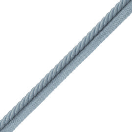 3/8" Saisons Cord With Tape Trim by Samuel & Sons in Pool