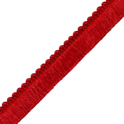 Saisons Brush Fringe Trim by Samuel & Sons in Geranium