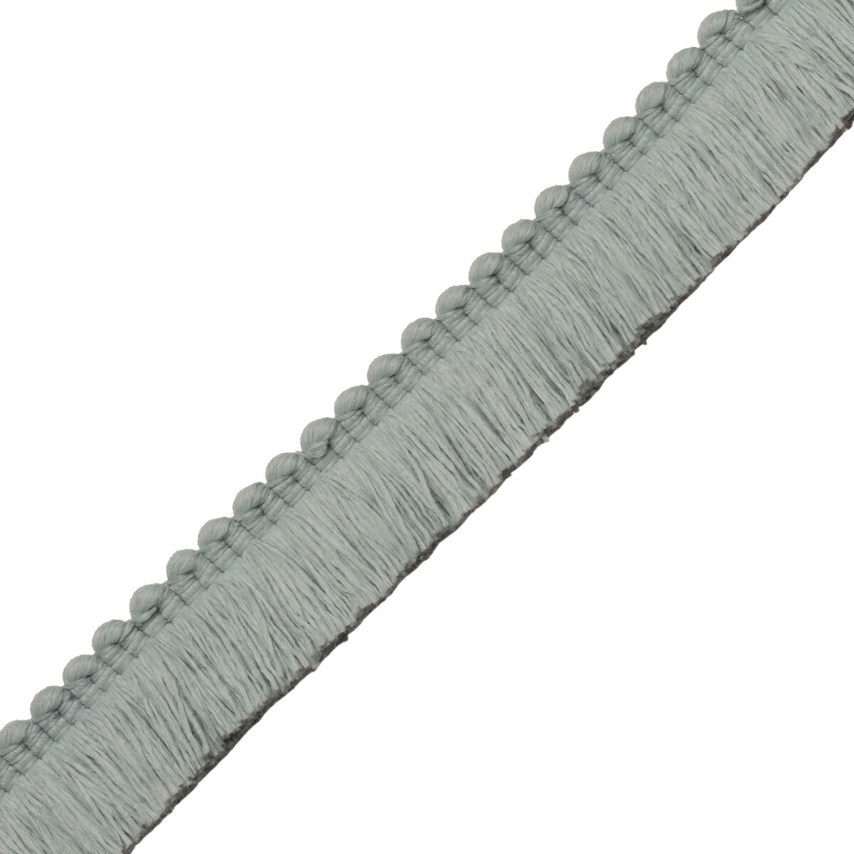 Saisons Brush Fringe Trim by Samuel & Sons in Mist