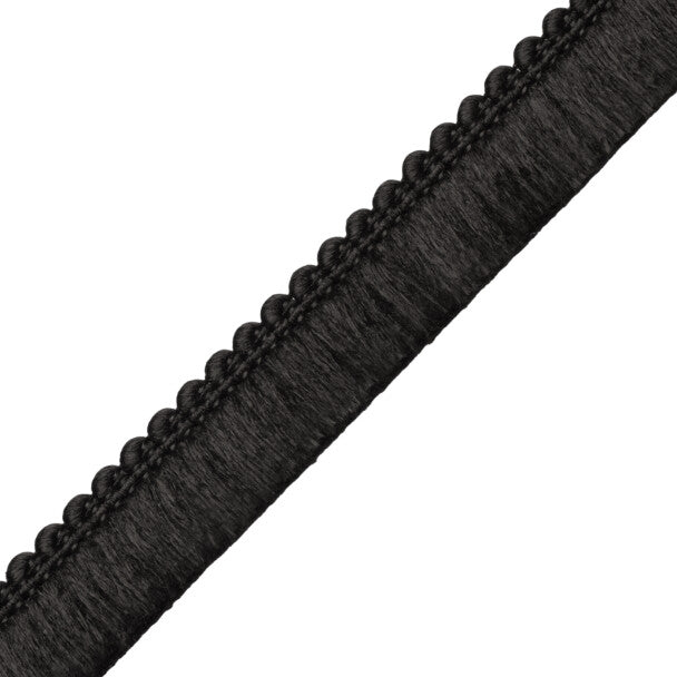 Saisons Brush Fringe Trim by Samuel & Sons in Jet