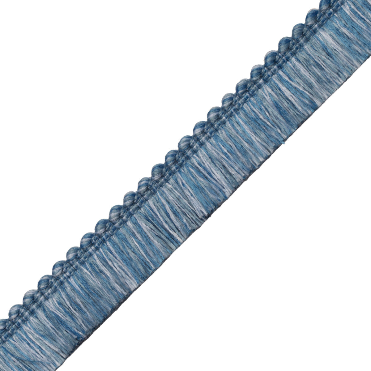 Saisons Brush Fringe Trim by Samuel & Sons in Marine