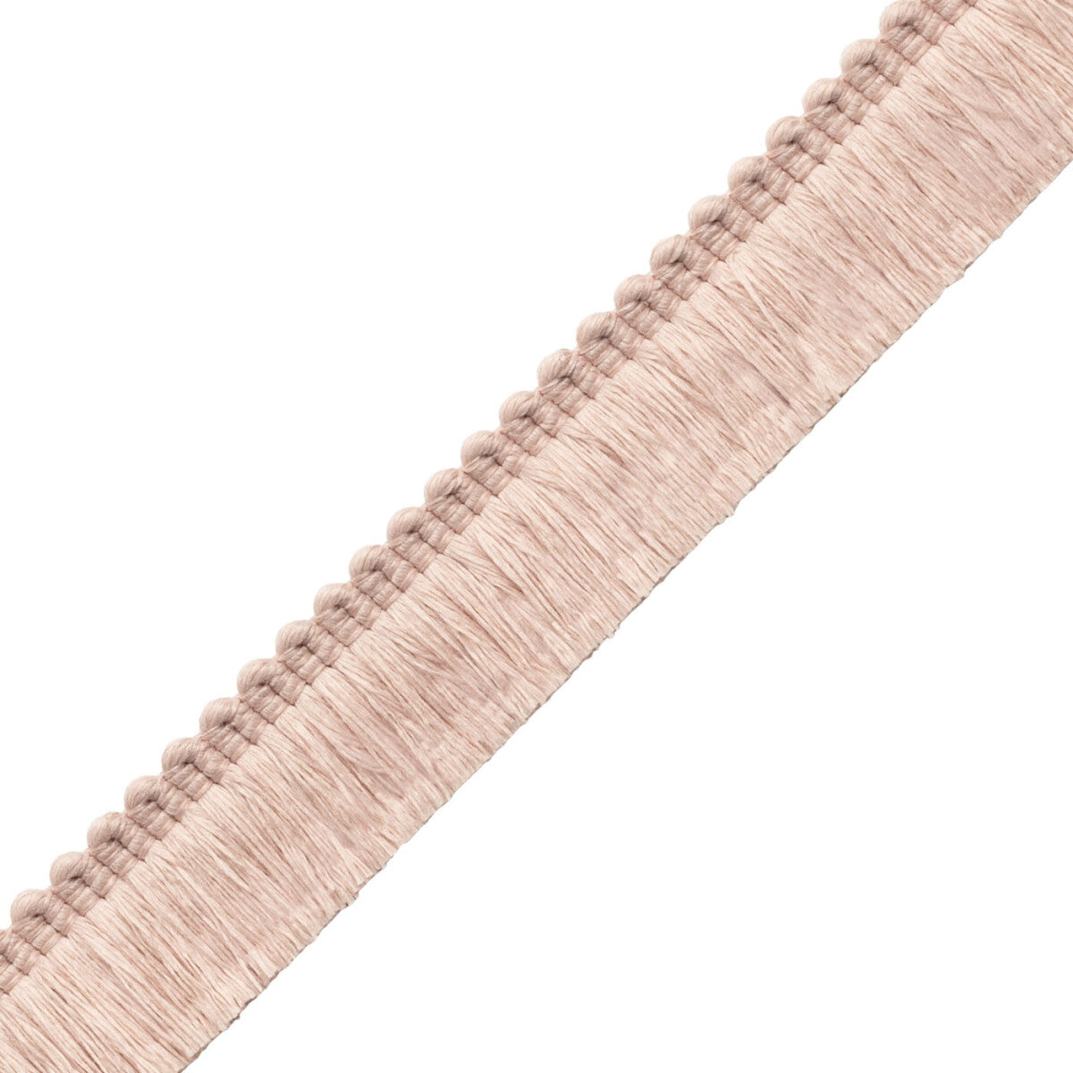 Saisons Brush Fringe Trim by Samuel & Sons in Shell