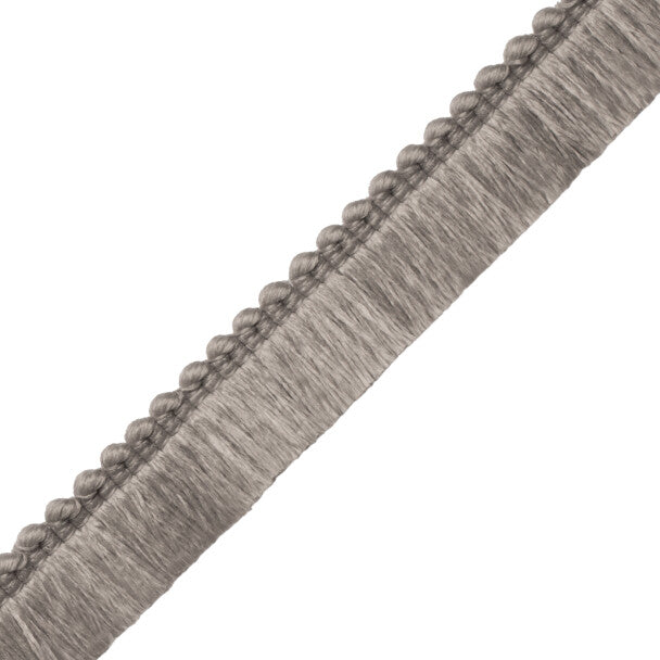 Saisons Brush Fringe Trim by Samuel & Sons in Granite